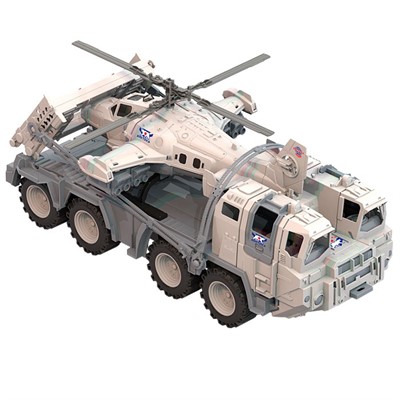 Автомобиль Арктика Военный тягач с вертолетом 286 Норд /4/ - фото 69939623