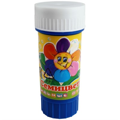 Мыльные пузыри 45мл Семицветик /15/ - фото 69939846