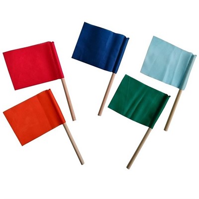 Флажок на деревянной палочке ( 4 основных цвета ) ИИ06 - фото 69939974