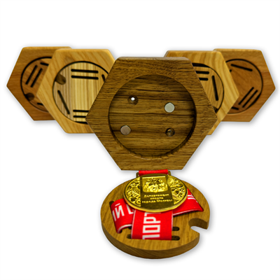 Медальницы из дерева (комплект из 7 шт.) - фото 69940268