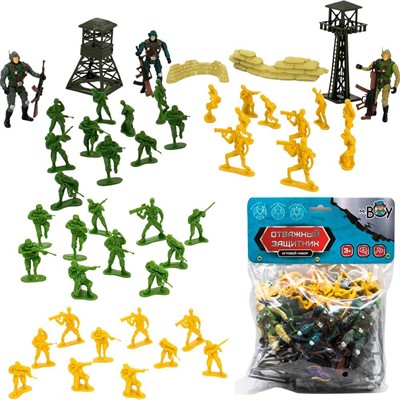 Набор солдатиков MR BOY YS8700-10 а аксес. в пак.. - фото 69940654