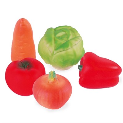 Набор резиновых игрушек Овощи для супа С-1373 Огонек /6/ - фото 69940991