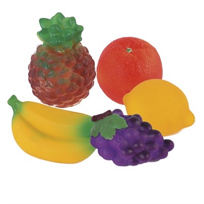 Набор резиновых игрушек Фрукты Экзотика С-1375 Огонек /6/ - фото 69940992