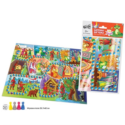 Игра Бродилка Церевна-лягушка А3 07113 - фото 69941000