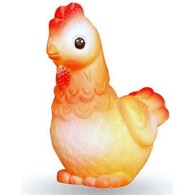 Резиновая игрушка Курочка С-938 Огонек /30/ - фото 69941031