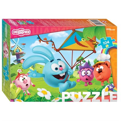 Пазл 104 Смешарики 82209 Степ - фото 69941052