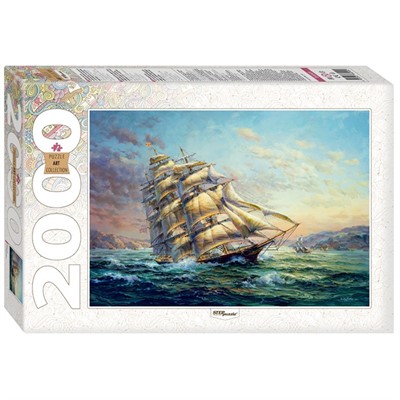 Пазл 2000 Парусник 84049 Степ /9/ - фото 69941093