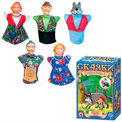 Кукольный театр Красная шапочка 5 перс. 11098 - фото 69941116