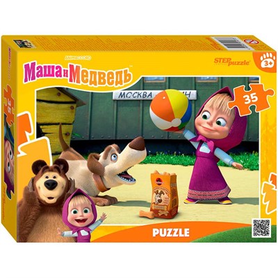 Пазл 35 Маша и Медведь. Лесные истории 91477 Степ - фото 69941174