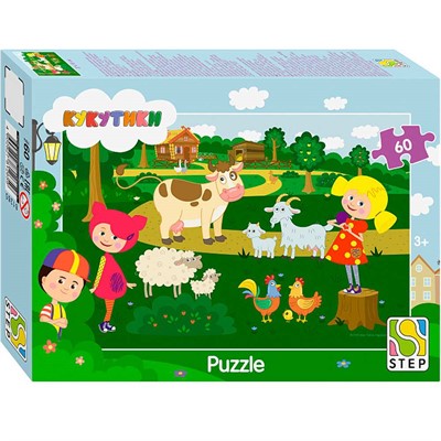 Пазл 60 Кукутики Биг Папа 81265 Степ /24/ - фото 69941244