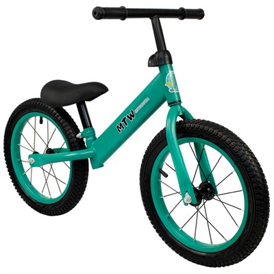 Беговел 14" бирюзовый 141V-1212 кол.рез - фото 69941306