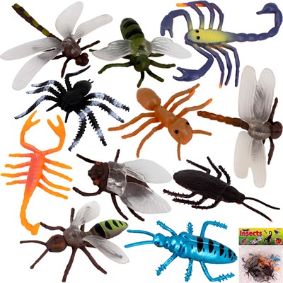 Набор насекомых 8812-2K в пак. - фото 69941417