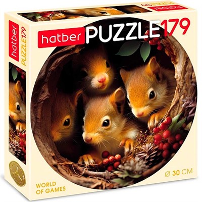 Пазл 179 эл. Лесные малыши 179ПЗк4_31688 Hatber. - фото 69941455