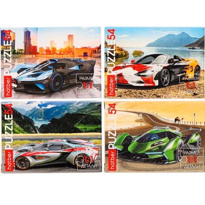 Пазл 54 эл. Гоночные авто 086028 Hatber - фото 69941464