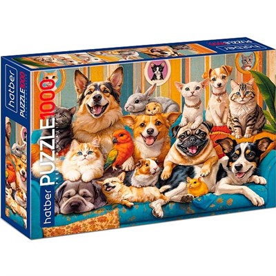 Пазл 1000 эл. Ушастая фотосессия 1000ПЗ2_33363 Hatber - фото 69941472