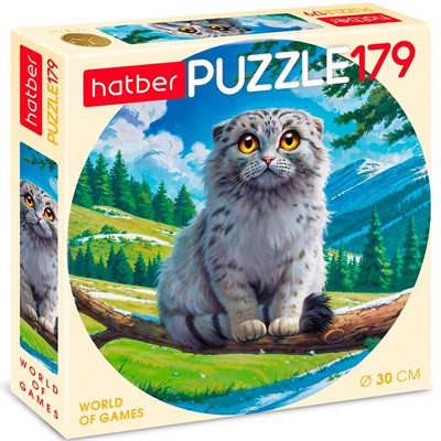 Пазл 179 эл. Милашка Манул 179ПЗк4_34630 Hatber - фото 69941597