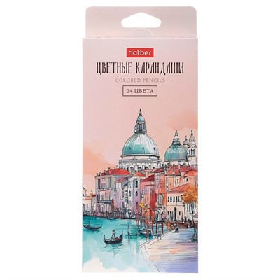 Карандаши цветные 24 цв. Альто Колорэ 094522 Hatber - фото 69941647