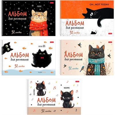 Альбом для рисования 32 л. А4 Котэ 094699 Hatber - фото 69941740