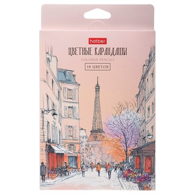 Карандаши цветные 18 цв. Альто Колорэ 094521 Hatber - фото 69941789