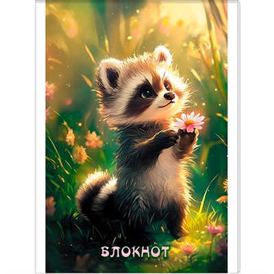 Блокнот 32 л. А6 Енотик С0100-302 - фото 69941801