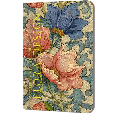 Блокнот 32 л. Flora design. Inspired by William Morris (розовые и голубые цветы) 9785002414840 - фото 69942088
