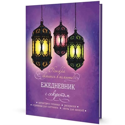 Ежедневник 64 л. с секретом (фонари) 9785001416869 - фото 69942103