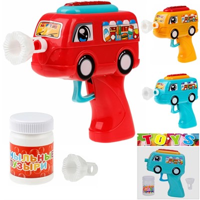 Пистолет для мыл пузырей 4859-1 без жидкости в пак. - фото 69942308