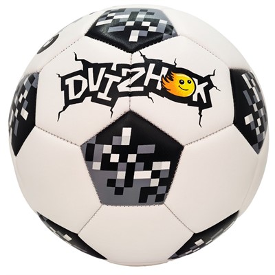 Мяч Футбол №5 Dvizhok 141-1-381A бело-чёрный - фото 69942332