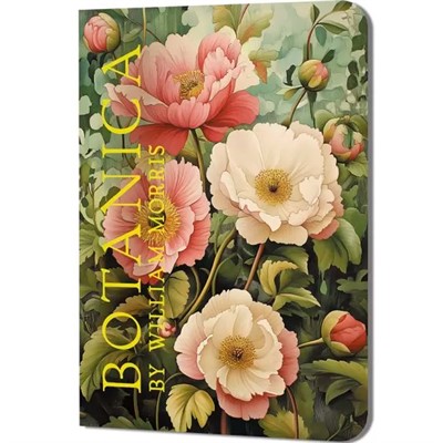 Блокнот 24 л. BOTANICA by William Morris (пионы на зеленом фоне) 9785002415366 - фото 69942371