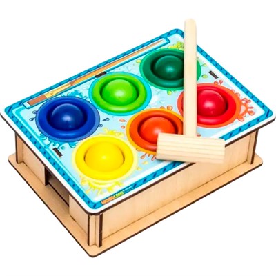 Деревянная Стучалка Краски 115403 - фото 69942603