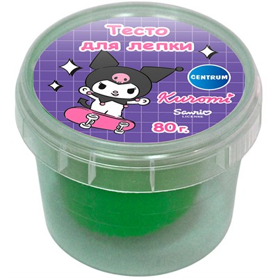Набор для творчества Тесто для лепки Куроми, цвет светло-зелёный, 80 гр 77951 - фото 69942674