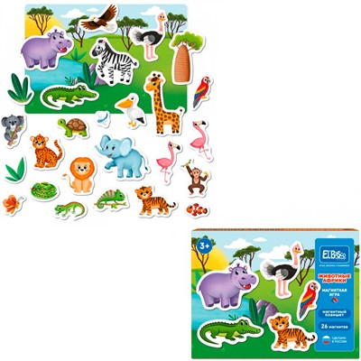 Игра Магнитная Животные Африки ET05-066 - фото 69942685