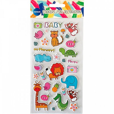 Наклейки декоративные 19x10см 89738 - фото 69942767