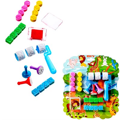 Набор штампиков с картинками M-20734 - фото 69942922