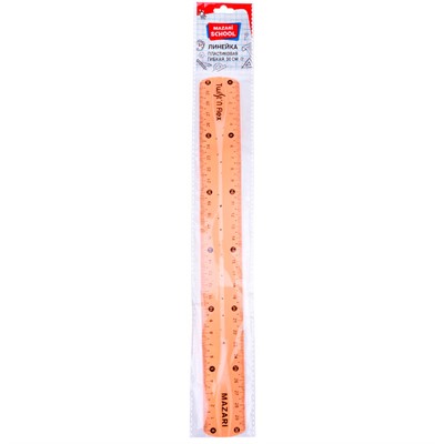 Линейка 30 см ассорти M-5572 - фото 69942952