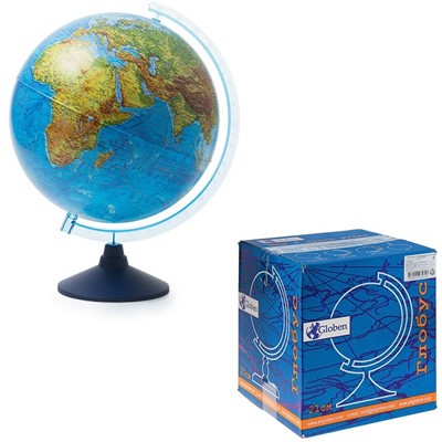 Глобус физич. 320мм Ке013200224 Классик Евро - фото 69943019