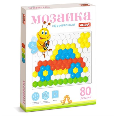 Мозаика d 30мм сфера 80 дет. 01068 Cтеллар /16/ - фото 69943146