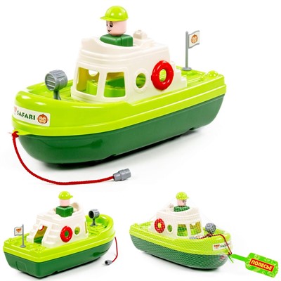 Катер Спасатель зелёный (в сеточке) 93844 П-Е /6/ - фото 69943162