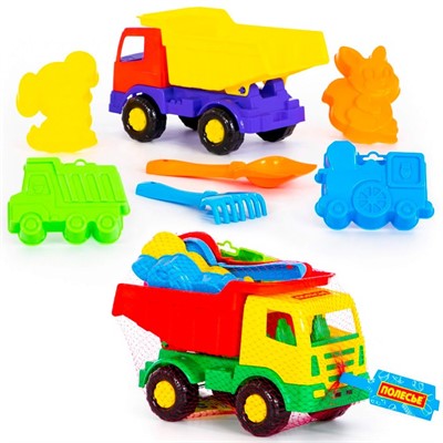Песочный набор №184 + самосвал Мираж П-Е /8/ - фото 69943709