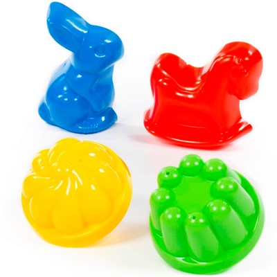 Формочки 4 шт П-Е /16/ - фото 69943795