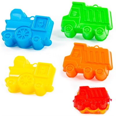 Формочки 2шт /самосвал+паровоз/ П-Е /18/ - фото 69943805