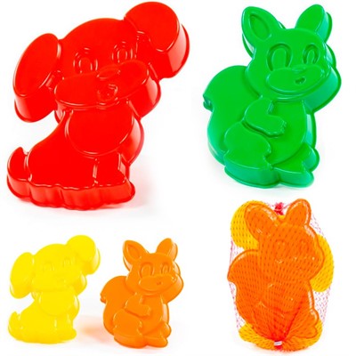 Формочки 2шт /белочка+песик/ П-Е /27/ - фото 69943810