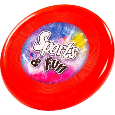 Тарелка летающая 225 мм. красная 89977 П-Е /15/ - фото 69943939