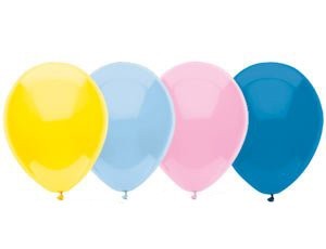 Набор шаров Пастель ассорти 25см 50шт в уп  /Е 1111-0102 //цена за уп/ - фото 69944091