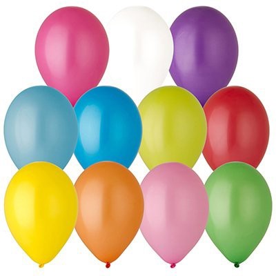 Шар 7" Пастель ассорти 100 шт - фото 69944104