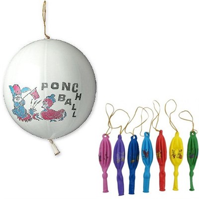 Шар Панч-болл Неон с рис. ассорти 25 шт / цена за упак/ - фото 69944109