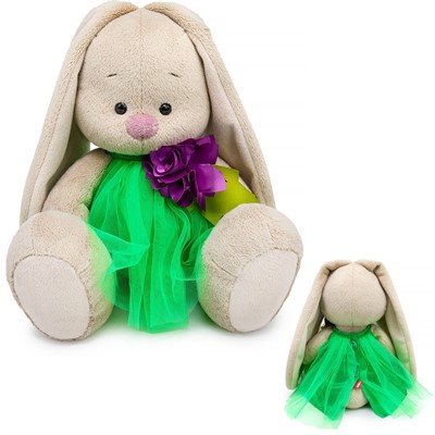 Зайка Ми в платье с пурпурным цветком (большой) SidM-668 - фото 69944418