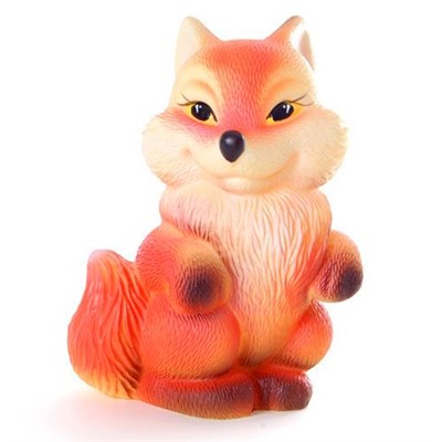 Резиновая игрушка Лиса Алиса С-683 Огонек /6/ - фото 69946007