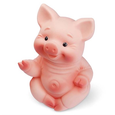 Резиновая игрушка Поросенок Венька С-719 Огонек /6/ - фото 69946010