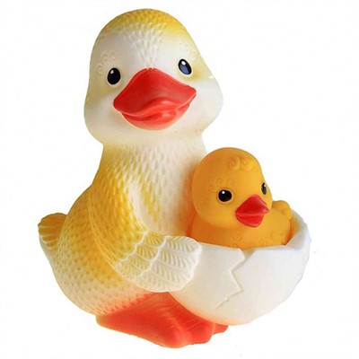 Резиновая игрушка Утка-мама №1 с утенком С-868 Огонек /9/ - фото 69946018